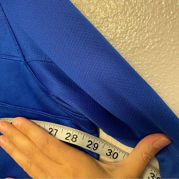 NIKE Dri-FIT mens GOLF lightweight Pullover Half Zip CK6076-480 Royal Blue XXL - Picture 5 of 8